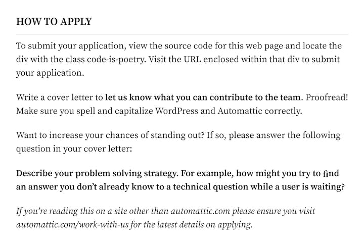 automattic support job description