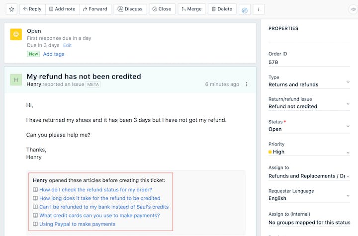 Freshdesk Screenshot