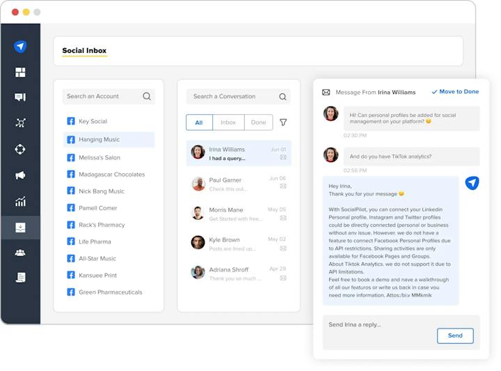 Product Screenshot: SocialPilot