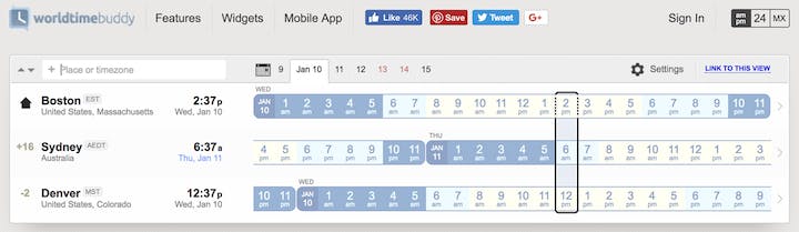 worldtimebuddy screenshot