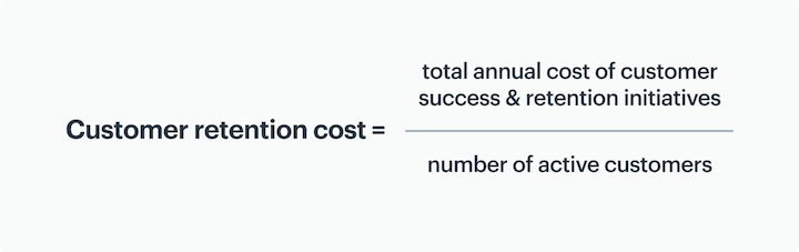 how to calculate customer retention cost