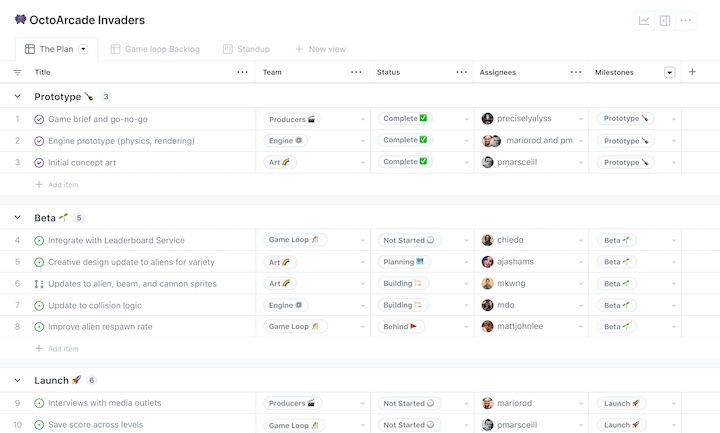 Product Screenshot: GitHub (issue tracking)